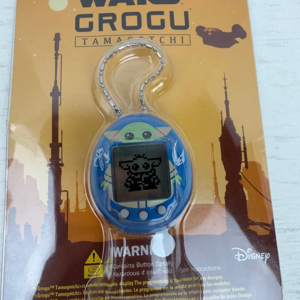 Bandai Star Wars Grogu Tamagotchi Nano Blue Baby Yoda Virtual Pet 88885 New